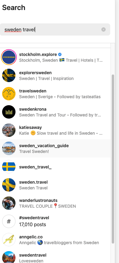 instagram travel