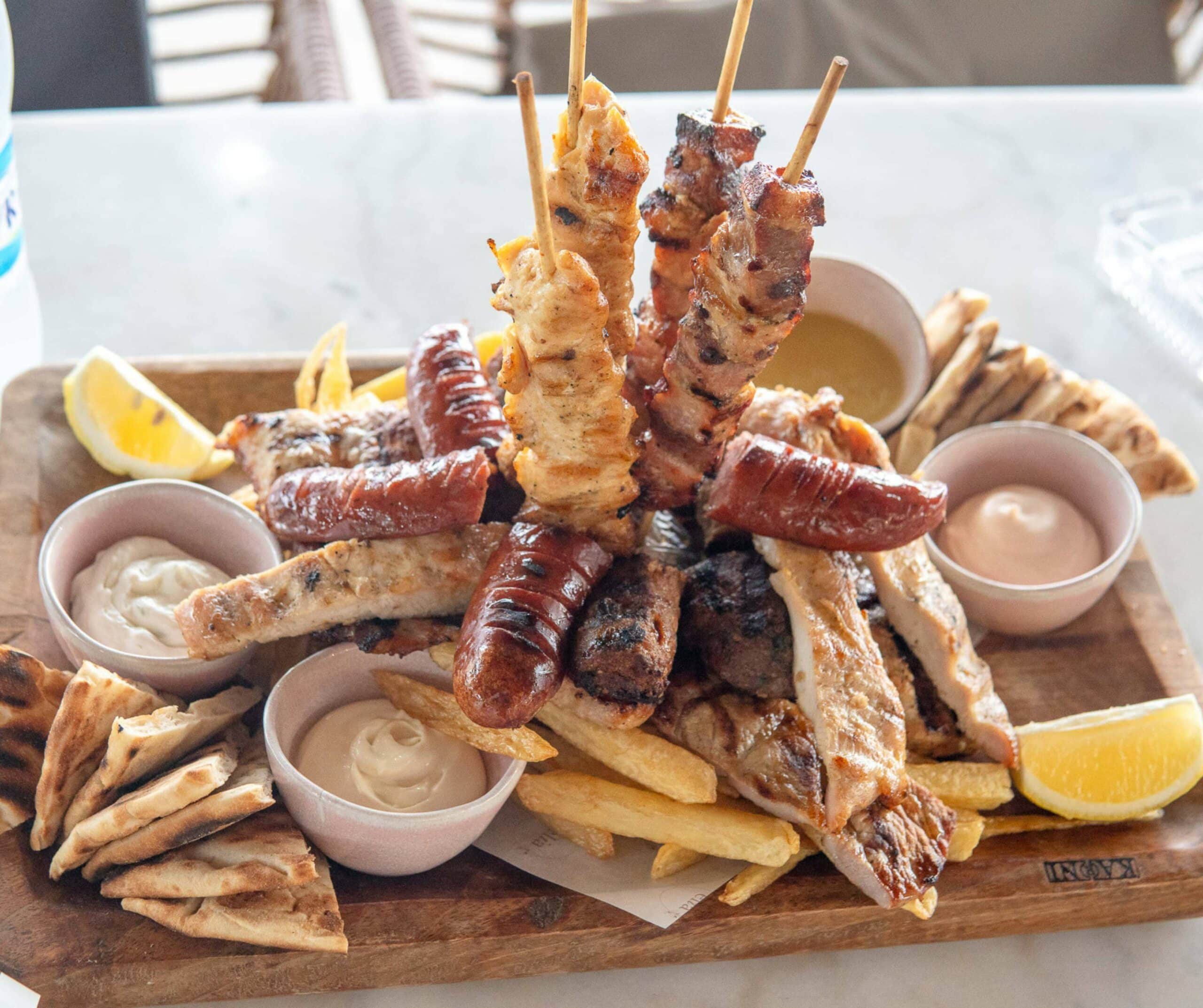 meat plate Kalamata