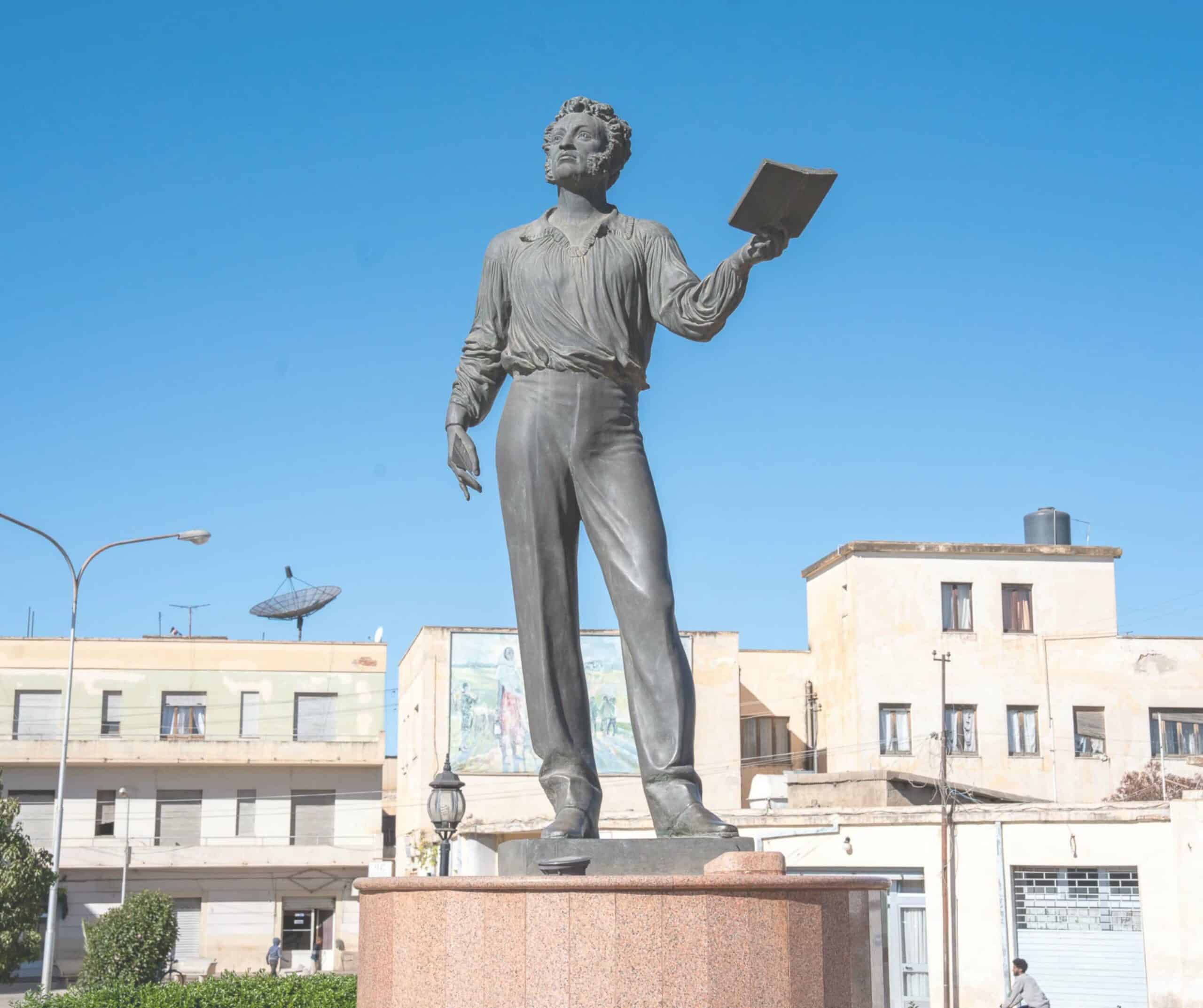pushkin monument asmara